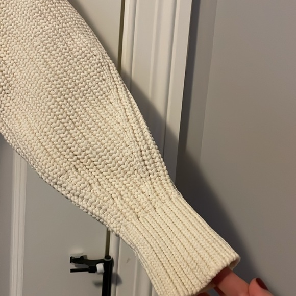 Everlane Cream Cardigan Sweater - Picture 3 of 6